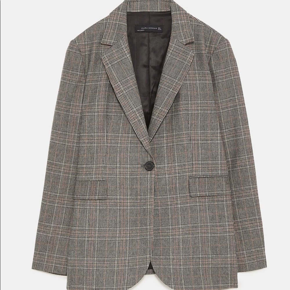 Zara Women's Plaid Blazer